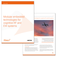 Modular embedded technologies for cognitive RF and EW systems